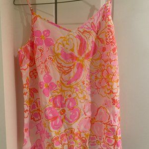 Lilly Pulitzer Silk Adjustable Strap Tank Top